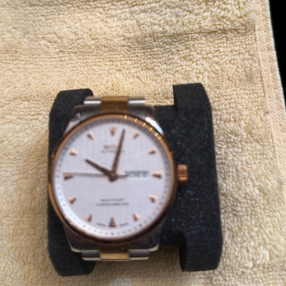 Mido Two-Tone Gold and Silver Watch